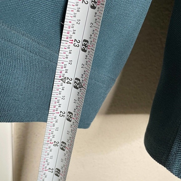 Exofficio Large Mens Blue Long Sleeve Collared Snap Front Shirt Jacket - Picture 6 of 6